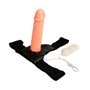 Arnês para vibrador oco Jessica 18 cm