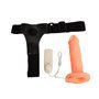 Arnês para vibrador oco Jessica 18 cm