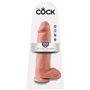 Pênis King Cock com 12 Testículos - Cor Natural