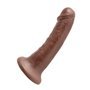 Pênis King Cock 6 - Cor Marrom