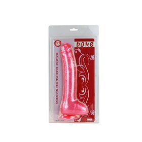 Vibrador de dança com ventosa rosa