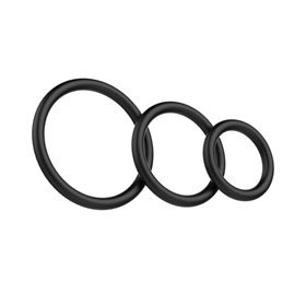 Conjunto de 3 anéis para pênis