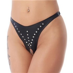 Calcinha aberta com tachas tamanho único