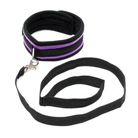 Colar Roxo com Alça Ajustável