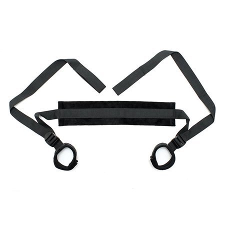Conjunto de restrições ajustáveis Rimba Bondage Play preto