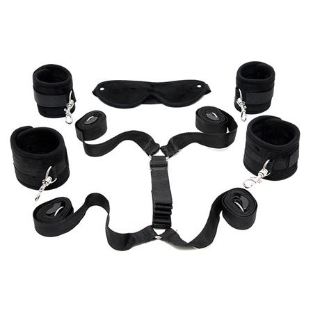 Correias de supressão de cama pretas