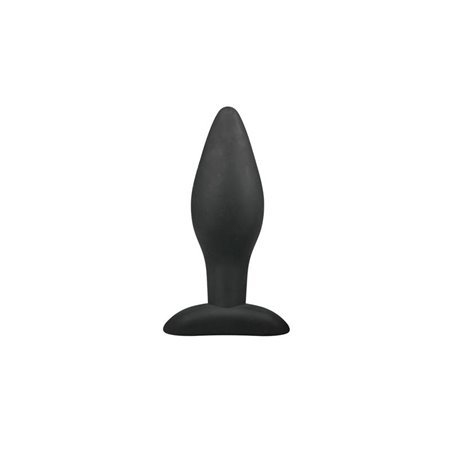 Plug Médio de Silicone - Preto