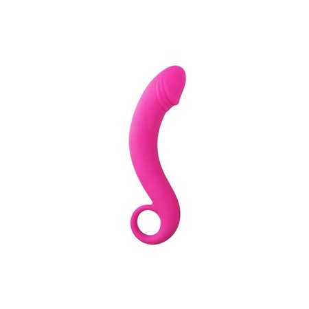 Vibrador de Silicone Rosa - Próstata