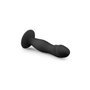 Vibrador de silicone com ventosa preto