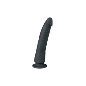 Pênis de silicone preto realista - 21 cm
