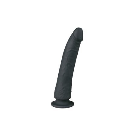 Pênis de silicone preto realista - 21 cm