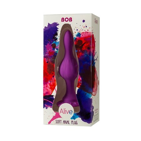 Plugue Anal Bob M Silicone 12 cm