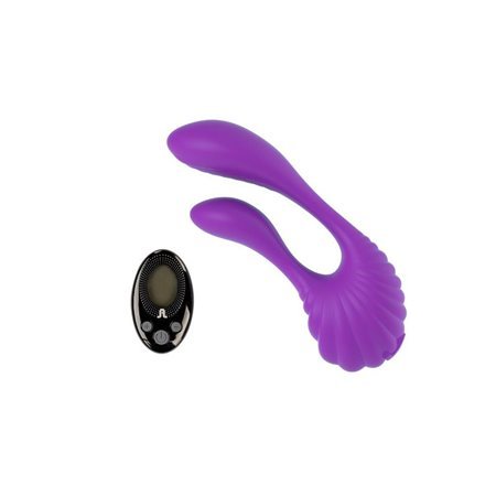 Estimulador de segredos de casal + controle de silicone LRS