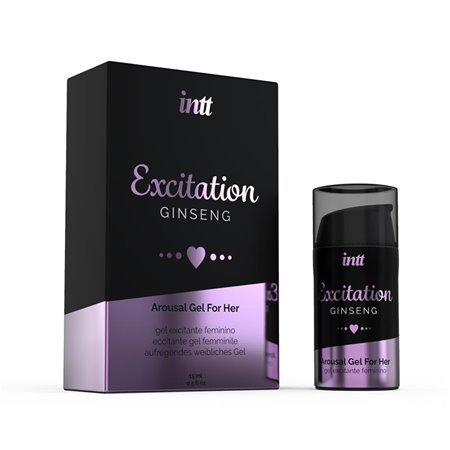 Gel emocionante de efeito térmico de Ginseng 15 ml