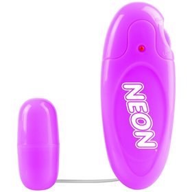Vibrador Bala com Controle Remoto Neon Luv Touch Roxo