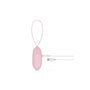 Ovo vibratório de controle remoto USB rosa