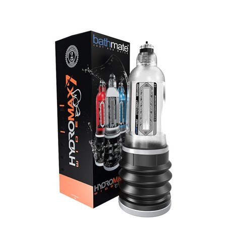 Bomba para pênis transparente Hydromax7 Wide Boy