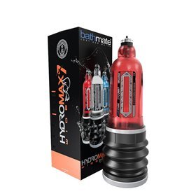 Bomba para pênis vermelha Hydromax7 Wide Boy