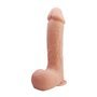 Vibrador realista Johnson com ventosa natural