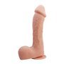 Vibrador realista Johnson com ventosa natural