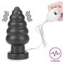 Plug Anal com Vibração King Size 7 Preto