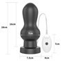 Plug Anal com Vibração King Size 7 Preto