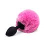 Plug Anal com Pompom Rosa Tamanho S