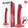 Silicone líquido Bouncy do vibrador Hyper flexível tamanho S Borgonha de 6,5 - 16,5 cm