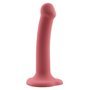 Silicone líquido Bouncy do vibrador Hyper flexível tamanho S Borgonha de 6,5 - 16,5 cm