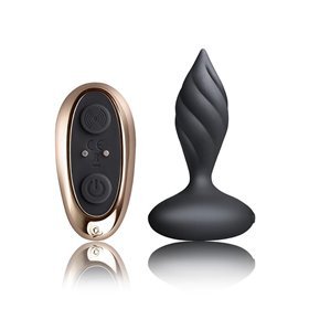 Plug Anal com Controle Remoto Petite Sensations Desire Preto