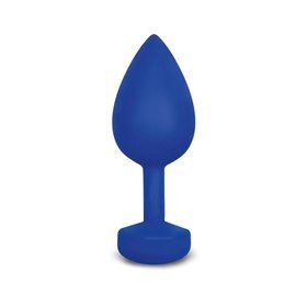 GplugLarge Plugue Anal Grande Azul Marinho