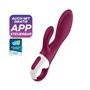 Vibrador caso aquecido com função de calor G-Spot USB Silicone