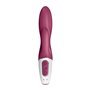 Vibrador caso aquecido com função de calor G-Spot USB Silicone