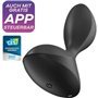 Plug Anal Sweet Seal com Vibração e APP Preto