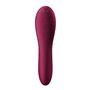 Vibrador Dual Crush e Sucção USB Vermelho