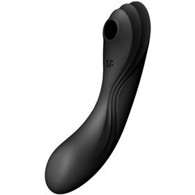 Curvy Trinity 4 Vibrador e Ventosa 2 Motores Preto