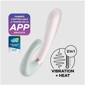 Vibrador de Ondas de Calor com Heat Effector e Mint APP