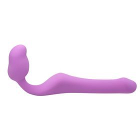 Queens S Vibrador Strap-On Strapless Tamanho S Silicone Rosa