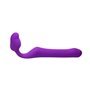 Queens M Vibrador Strap-On Strapless Tamanho M Silicone Roxo