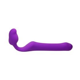 Queens M Vibrador Strap-On Strapless Tamanho M Silicone Roxo