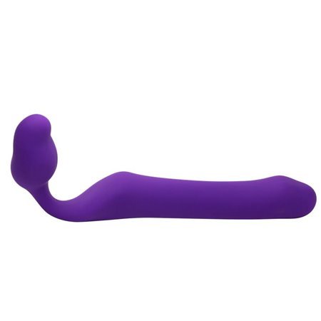 Queens L Vibrador Strap-On Strapless Silicone Roxo Escuro