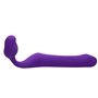 Queens L Vibrador Strap-On Strapless Silicone Roxo Escuro