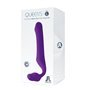 Queens L Vibrador Strap-On Strapless Silicone Roxo Escuro