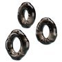 Conjunto de 3 anéis para pênis