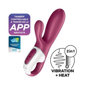 Vibrador Hot Bunny com Efeito de Calor Bunny APP Satisfyer Connect