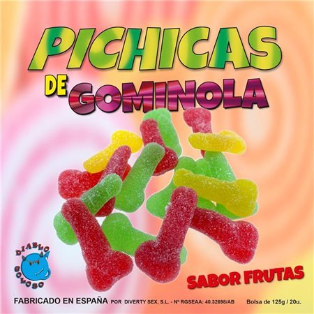 Caixa de Gomas Pito Sabor Fruta
