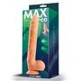Ben Realistic Vibrador com Testículos 10.2 Natural