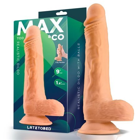 Tod Vibrador Realista com Testículos 9 Natural
