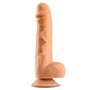 Vibrador de nuvem realista com testículos 8.3 Natural