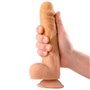Vibrador de nuvem realista com testículos 8.3 Natural